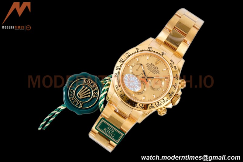 Rolex - Daytona 116508 40mm 904L YG/YG YG/Stk King SH4130