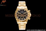 Rolex - Daytona 116508 40mm 904L YG/YG Blk/Gold/Diam King SH4130