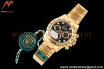 Rolex - Daytona 116508 40mm 904L YG/YG Blk/Gold/Diam King SH4130