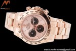 Rolex - Daytona 116505 40mm 904L RG/RG RG/Blk/Stk King SH4130