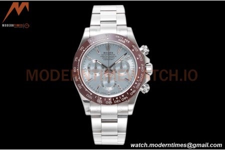Rolex - Daytona 116506 40mm 904L Ceramic SS/SS Ice Blue/Diams King SH4130