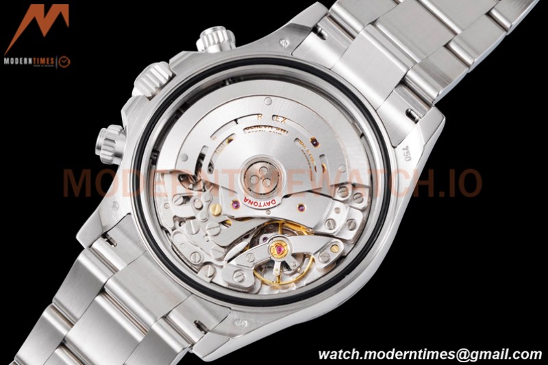 Rolex - Daytona 116509 40mm 904L SS/SS Blk/Diam King SH4130