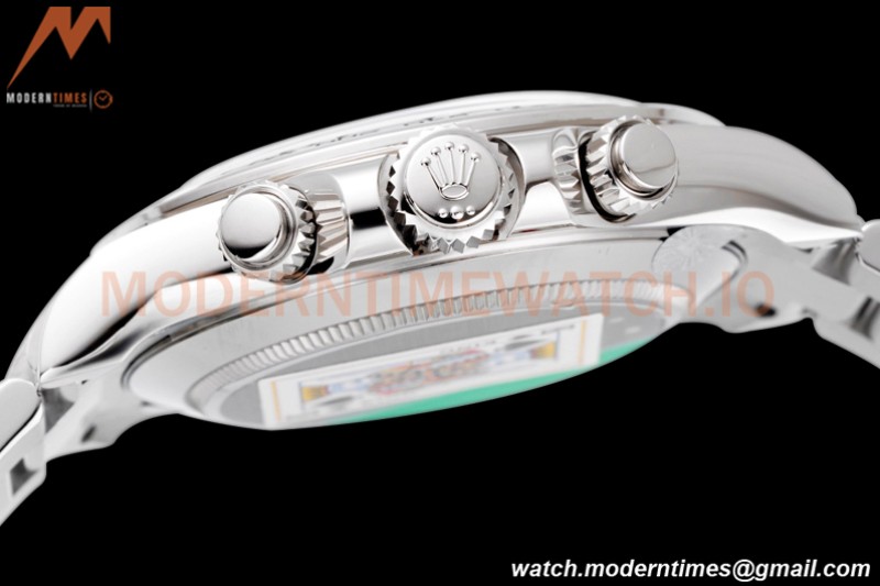 Rolex - Daytona 116509 40mm 904L SS/SS Blk/Diam King SH4130