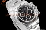 Rolex - Daytona 116509 40mm 904L SS/SS Blk/Diam King SH4130