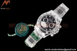 Rolex - Daytona 116509 40mm 904L SS/SS Blk/Diam King SH4130