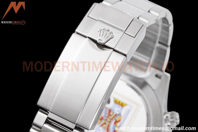 Rolex - Daytona 116520 40mm 904L SS/SS Wht/Stk King SH4130