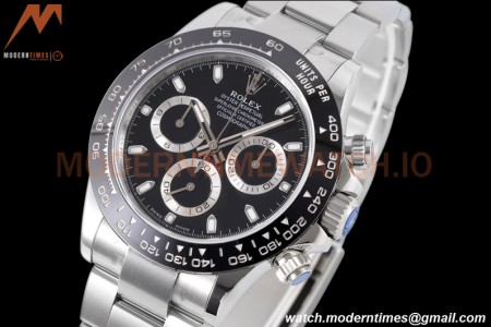 Rolex - Daytona 116500LN 40mm 904L Ceramic SS/SS Blk/Blk King SH4130