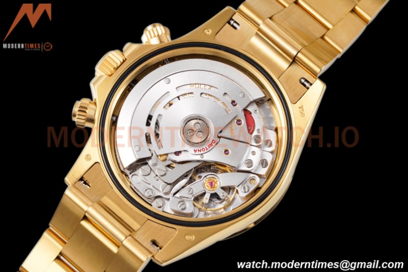 Rolex - Daytona 116508 40mm 904L YG/YG Gold/Blk/Stk King SH4130