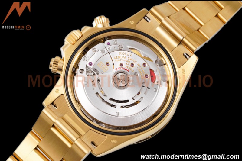 Rolex - Daytona 116508 40mm 904L YG/YG Gold/Blk/Stk King SH4130