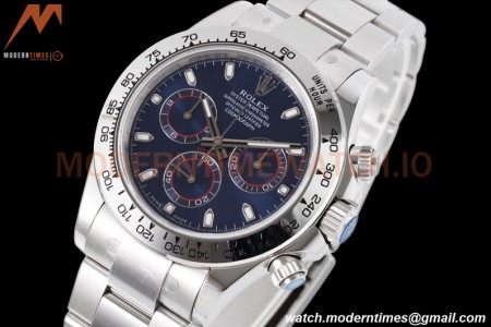 Rolex - Daytona 116509 40mm 904L SS/SS Blu/Stk King SH4130