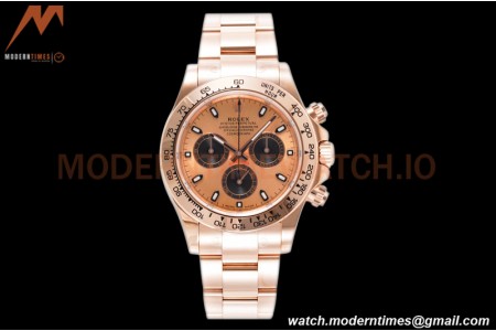 Rolex - Daytona 116505 40mm 904L RG/RG Champ/Blk/Stk King SH4130