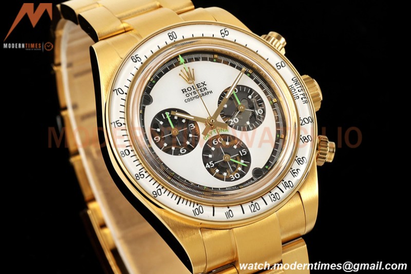 Rolex - Neon Daytona 116508 Artisans De Genève YG/YG White ADGF A4130