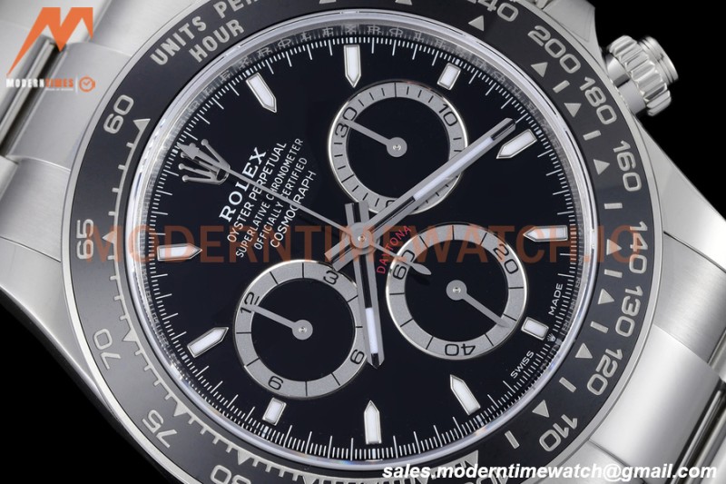 Rolex - Daytona 126500LN 40mm CER SS/SS 904L Black SBF DD4802 Mod