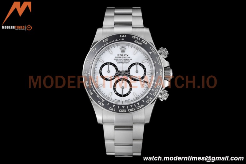 Rolex - Daytona 126500LN 40mm CER SS/SS 904L White BTF DD4131