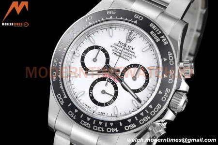 Rolex - Daytona 126500LN 40mm CER SS/SS 904L White BTF DD4131