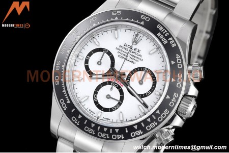Rolex - Daytona 126500LN 40mm CER SS/SS 904L White BTF DD4131