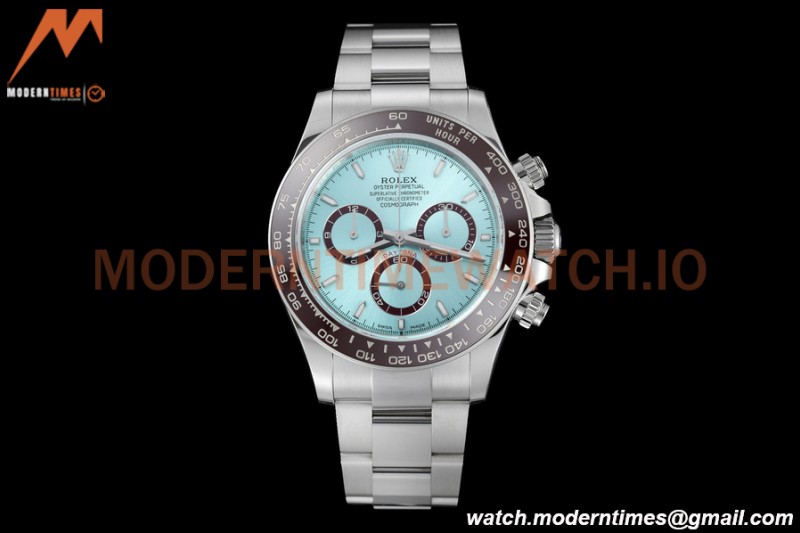 Rolex - Daytona 126506 40mm 904L Brn CER/SS I-Blu/Stk QF V5 SH4131