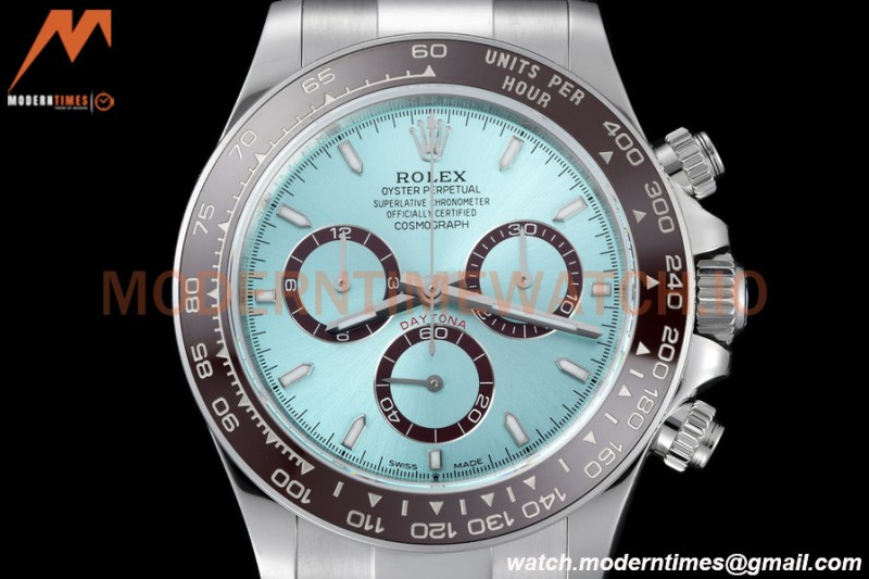 Rolex - Daytona 126506 40mm 904L Brn CER/SS I-Blu/Stk QF V5 SH4131