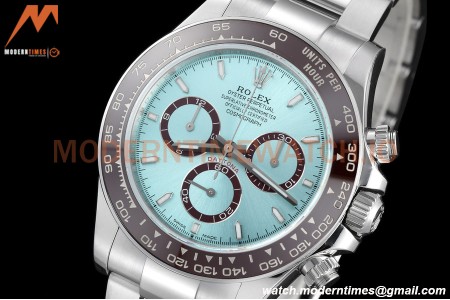 Rolex - Daytona 126506 40mm 904L Brn CER/SS I-Blu/Stk QF V5 SH4131