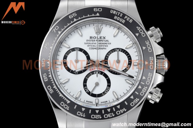 Rolex - Daytona 126500LN 40mm CER SS/SS 904L White VSF DD4131