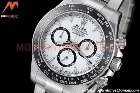 Rolex - Daytona 126500LN 40mm CER SS/SS 904L White VSF DD4131