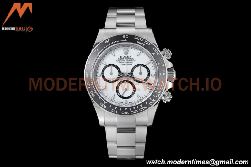 Rolex - Daytona 126500LN 40mm CER SS/SS 904L White SBF DD4130