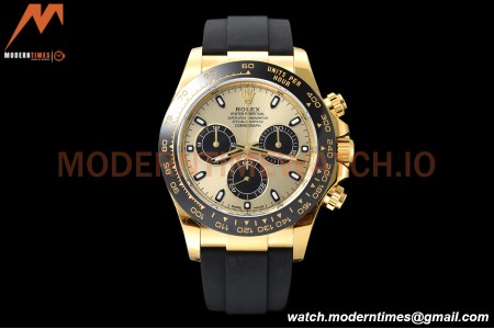 Rolex - Daytona 116518LN 40mm CER 904L YG/RU Gold/Black VSF DD4130