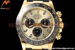 Rolex - Daytona 116518LN 40mm CER 904L YG/RU Gold/Black VSF DD4130