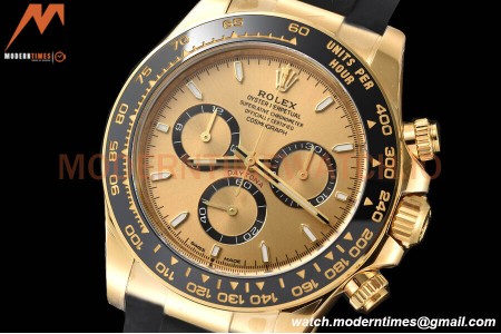 Rolex - Daytona 126518 40mm 904L Ceramic YG/RU Gold/Gold ARF DD4131