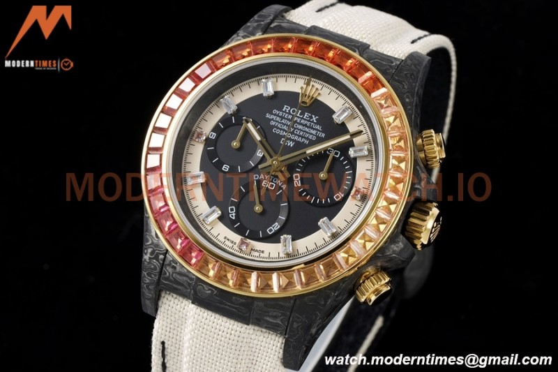 Rolex - Daytona 40mm Rainbow Sunray FC/NY Dia/Wht/Blk DIWF SA4130