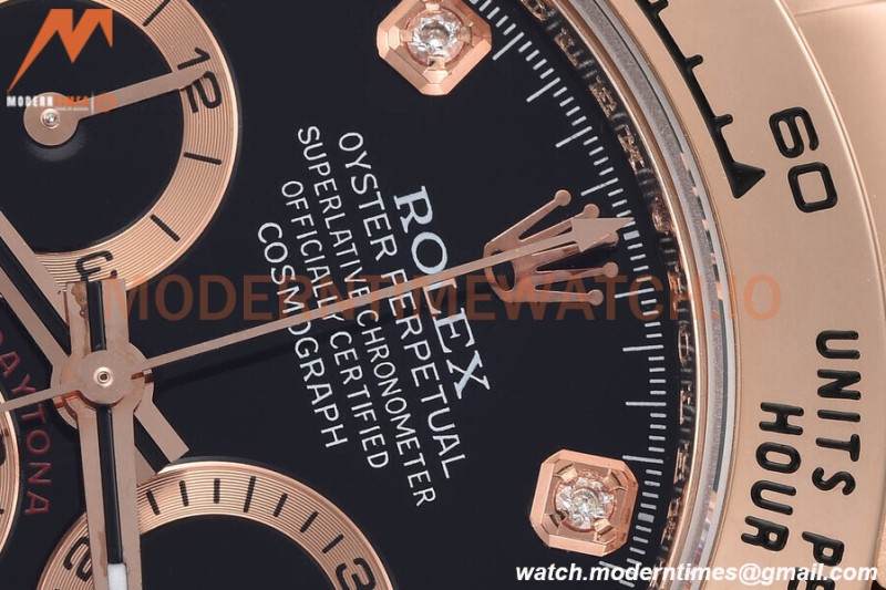 Rolex - Daytona 116505 40mm Tungsten Gain Weight RG/RG Dia/Blk CTF DD4130