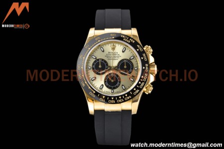 Rolex - Daytona 116518LN 40mm Tungsten Gain Weight Cer YG/RU Champ/Blk CTF DD4130