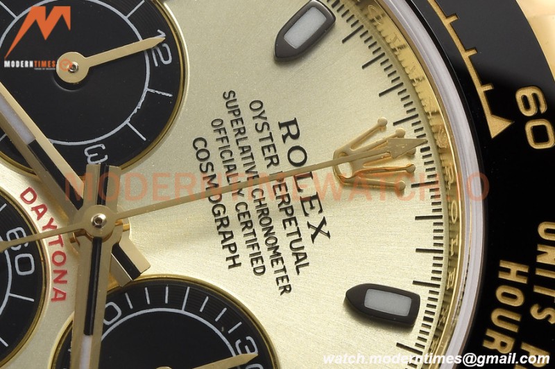 Rolex - Daytona 116518LN 40mm Tungsten Gain Weight Cer YG/RU Champ/Blk CTF DD4130
