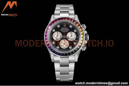 Rolex - Daytona 116599 RBOW 40mm Tungsten Gain Weight TU/TU Blk/Dia CTF DD4130