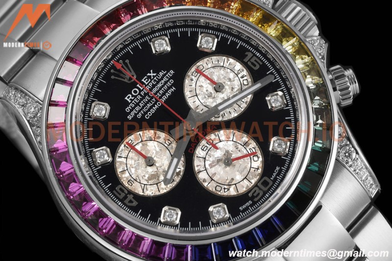 Rolex - Daytona 116599 RBOW 40mm Tungsten Gain Weight TU/TU Blk/Dia CTF DD4130