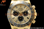 Rolex - Daytona 116518LN 40mm Tungsten Gain Weight Cer YG/RU Champ/Blk ZF SH4130