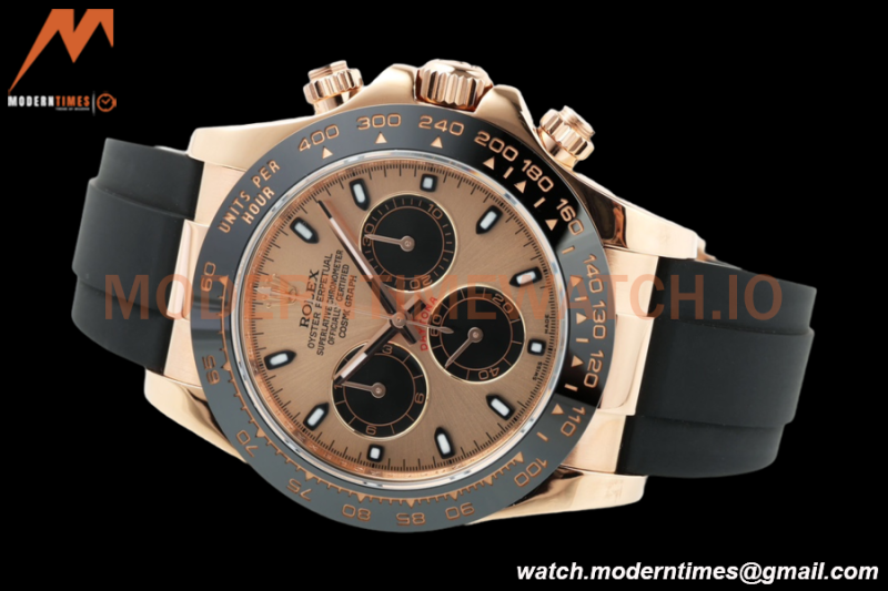 Rolex - Daytona 116515LN 40mm Tungsten Gain Weight Cer RG/RU Champ/Blk ZF SH4130
