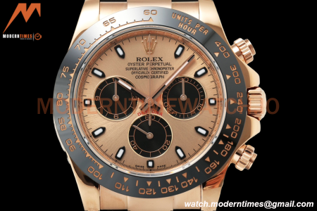 Rolex - Daytona 116515LN 40mm Tungsten Gain Weight Cer RG/RU Champ/Blk ZF SH4130