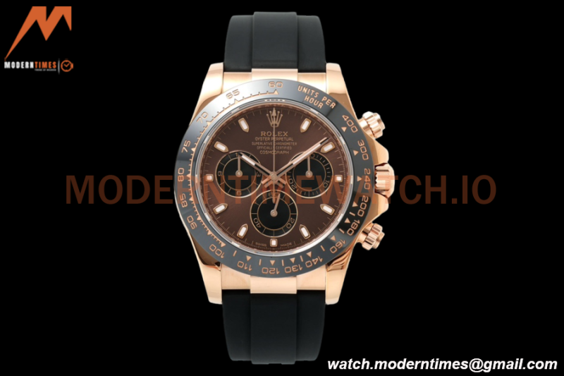 Rolex - Daytona 116515LN 40mm Tungsten Gain Weight Cer RG/RU Brn/Blk ZF SH4130