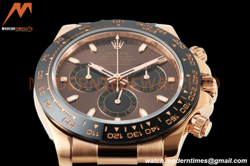 Rolex - Daytona 116515LN 40mm Tungsten Gain Weight Cer RG/RU Brn/Blk ZF SH4130