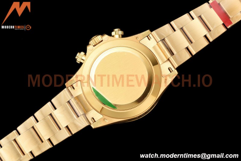 Rolex - Daytona 116508 40mm 904L YG/YG Grn/Stk VSF DD4130