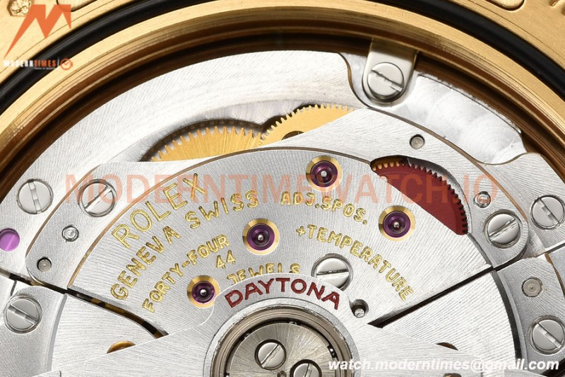 Rolex - Daytona 116508 40mm 904L YG/YG Grn/Stk VSF DD4130