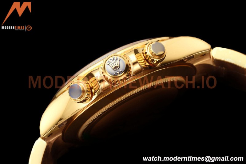 Rolex - Daytona 116508 40mm 904L YG/YG Grn/Stk VSF DD4130