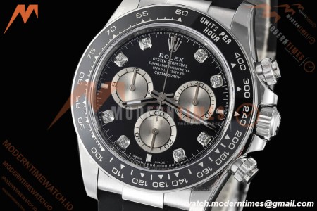 Rolex - Daytona 126519 40mm V2 Gain Weight CER/WG/RU Blk/Silv/Dia VSF DD4131