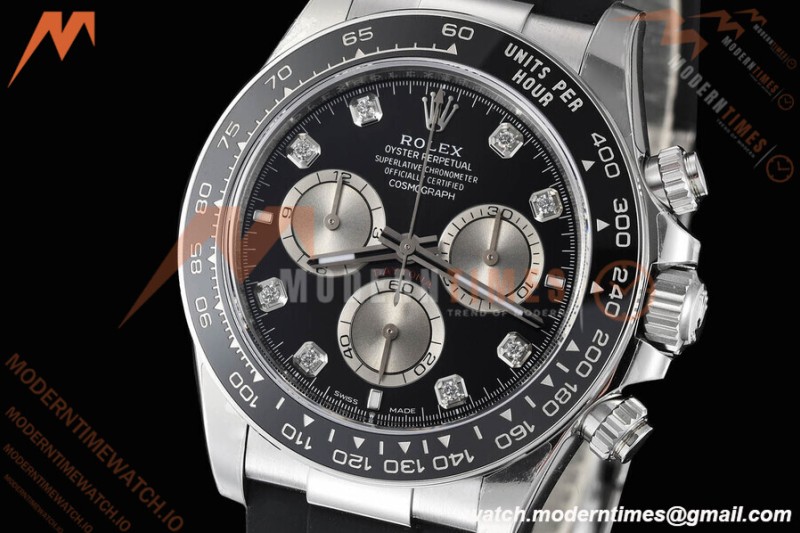 Rolex - Daytona 126519 40mm V2 Gain Weight CER/WG/RU Blk/Silv/Dia VSF DD4131