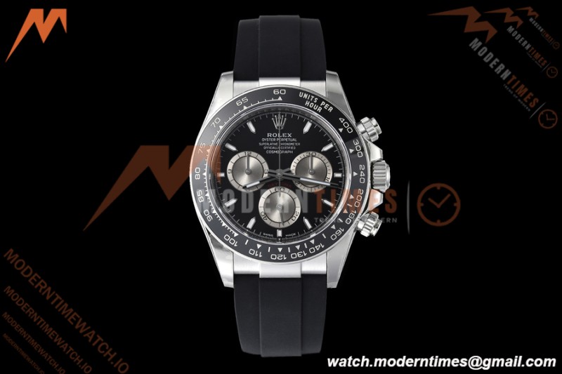 Rolex - Daytona 126519 40mm V2 Gain Weight CER/WG/RU Blk/Silv/Stk VSF DD4131