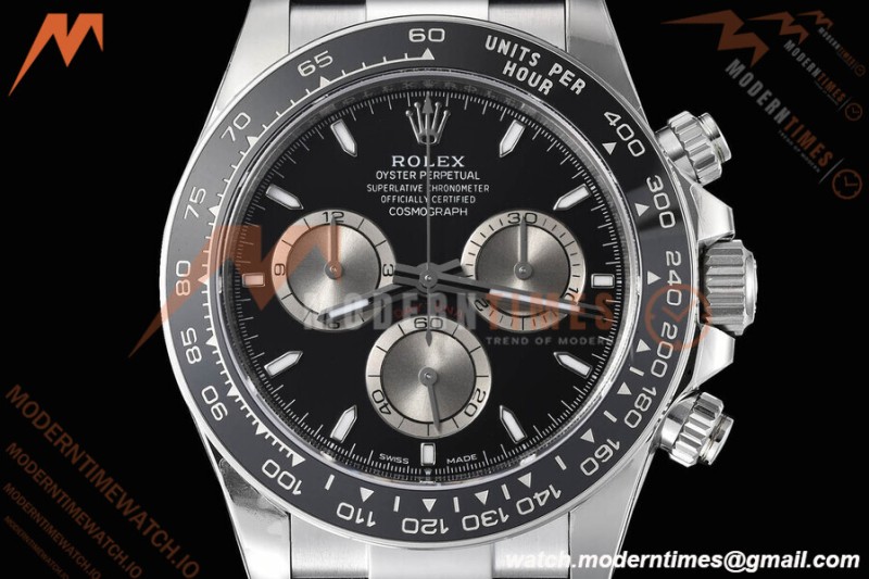 Rolex - Daytona 126519 40mm V2 Gain Weight CER/WG/RU Blk/Silv/Stk VSF DD4131