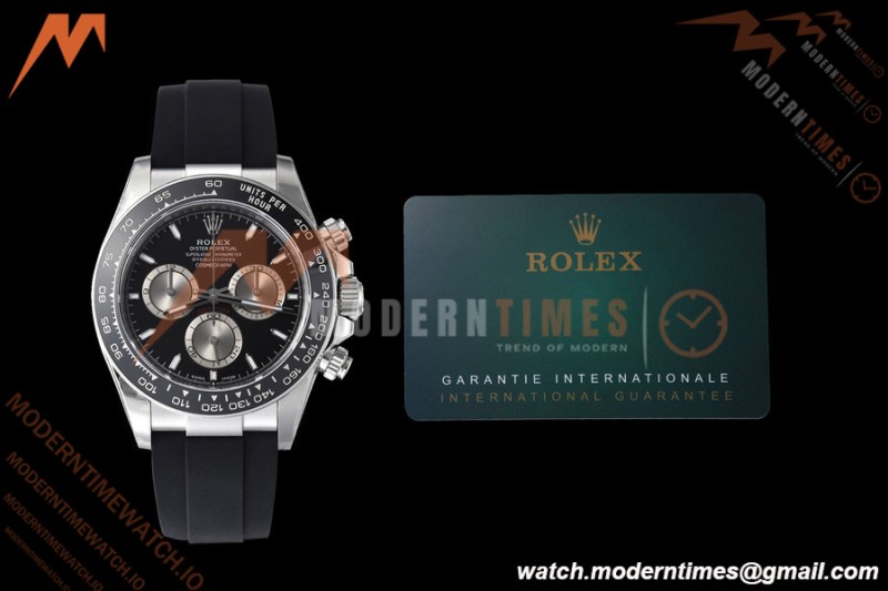 Rolex - Daytona 126519 40mm V2 Gain Weight CER/WG/RU Blk/Silv/Stk VSF DD4131