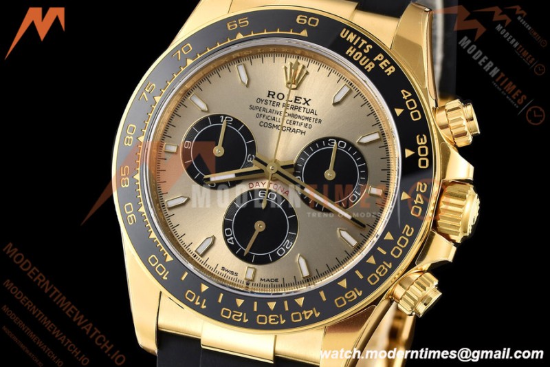 Rolex - Daytona 126518 40mm V2 Gain Weight CER/YG/RU Gold/Blk/Stk VSF DD4131