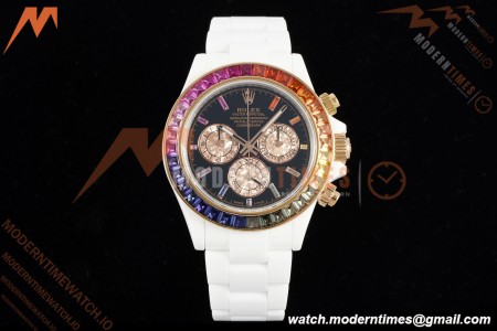 Rolex - Daytona Rainbow 40mm CER/CER Blk/Rbw Black Sonic DD4130